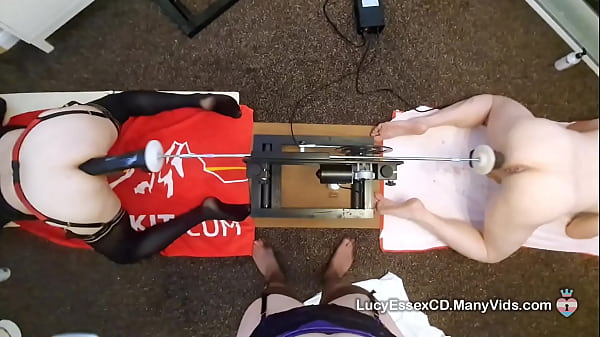 Amazing Fucking Machine Double Dildo Duel