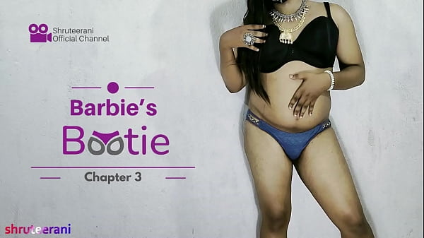 BARBIE'_S BOOTIE CHAPTER 3 - SOLO INDIAN TRANS CROSSDRESSING WITH BIG ASS IN LINGERIE